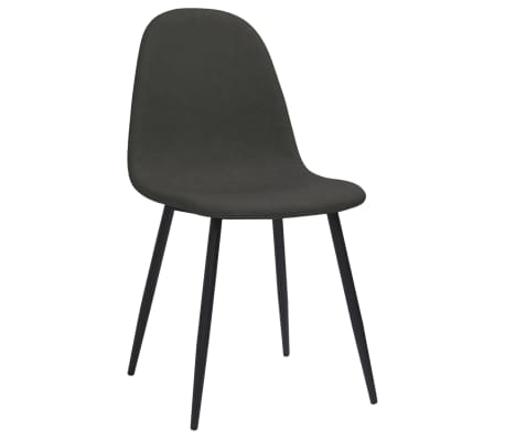 vidaXL Eetkamerstoelen 4 st 45x53,5x83 cm kunstleer zwart