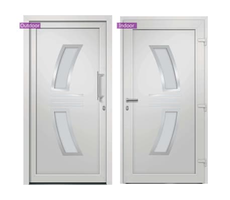 vidaXL Front Door White 98x208 cm