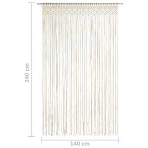 Macramé závěs 140 x 240 cm bavlna - obrázek 5
