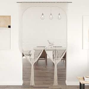 Zavesa makrame 140x240 cm bombaž