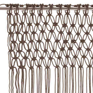 Macramé závěs taupe 140 x 240 cm bavlna - obrázek 4