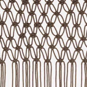Macramé závěs taupe 140 x 240 cm bavlna - obrázek 5