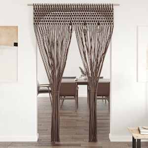 Macramé závěs taupe 140 x 240 cm bavlna - obrázek 1