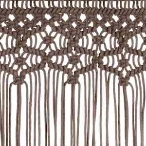 Macramé závěs taupe 140 x 240 cm bavlna - obrázek 4