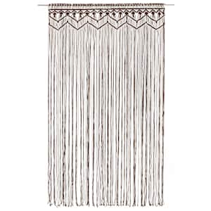 Macramé závěs taupe 140 x 240 cm bavlna - obrázek 2