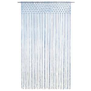 Macramé závěs modrý 140 x 240 cm bavlna - obrázek 3