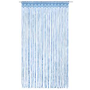 Macramé závěs modrý 140 x 240 cm bavlna - obrázek 2
