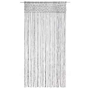 Macramé závěs antracitový 140 x 240 cm bavlna - obrázek 3