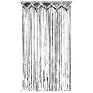Macramé závěs antracitový 140 x 240 cm bavlna - obrázek 3