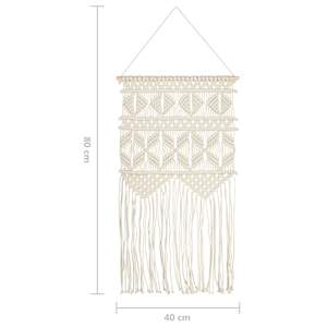 Nástěnný závěs macramé 40 x 80 cm bavlna - obrázek 6