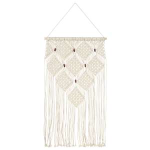 vidaXL makramee seinavaip 40 x 80 cm puuvill