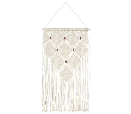Beautify your indoor living space with this charming handmade macrame wall hanger. It adds an elegant sense of art to your existing room decor.