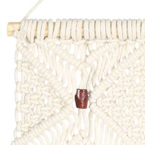 Nástěnný závěs macramé 40 x 80 cm bavlna - obrázek 4