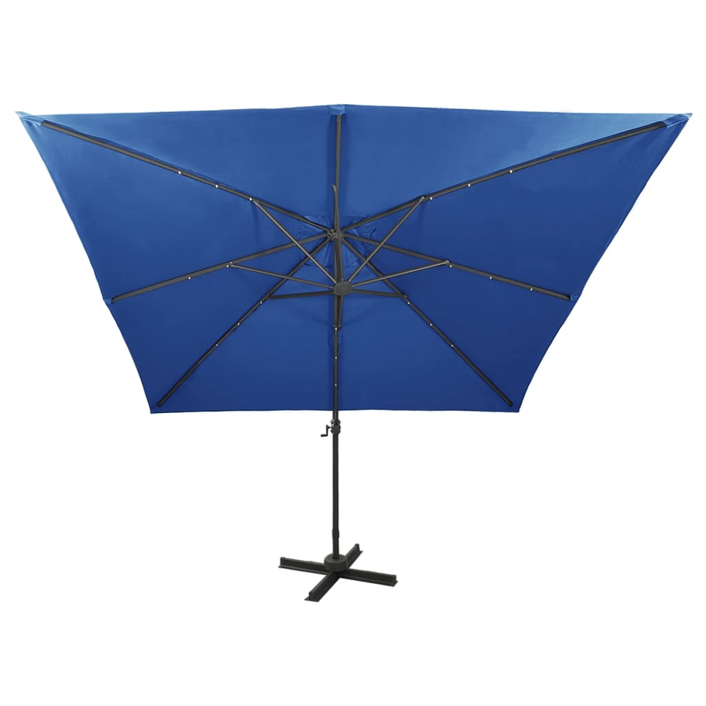 cantilever-umbrella-with-pole-and-led-lights-azure-blue-300-cm-home
