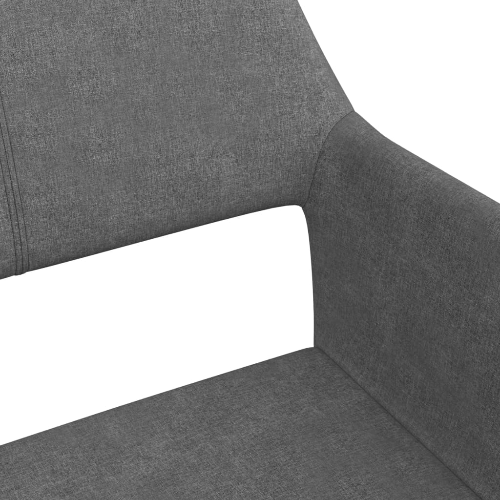 Valgomojo kėdės, 4vnt., tamsiai pilkos, audinys (2x322967) | Stepinfit