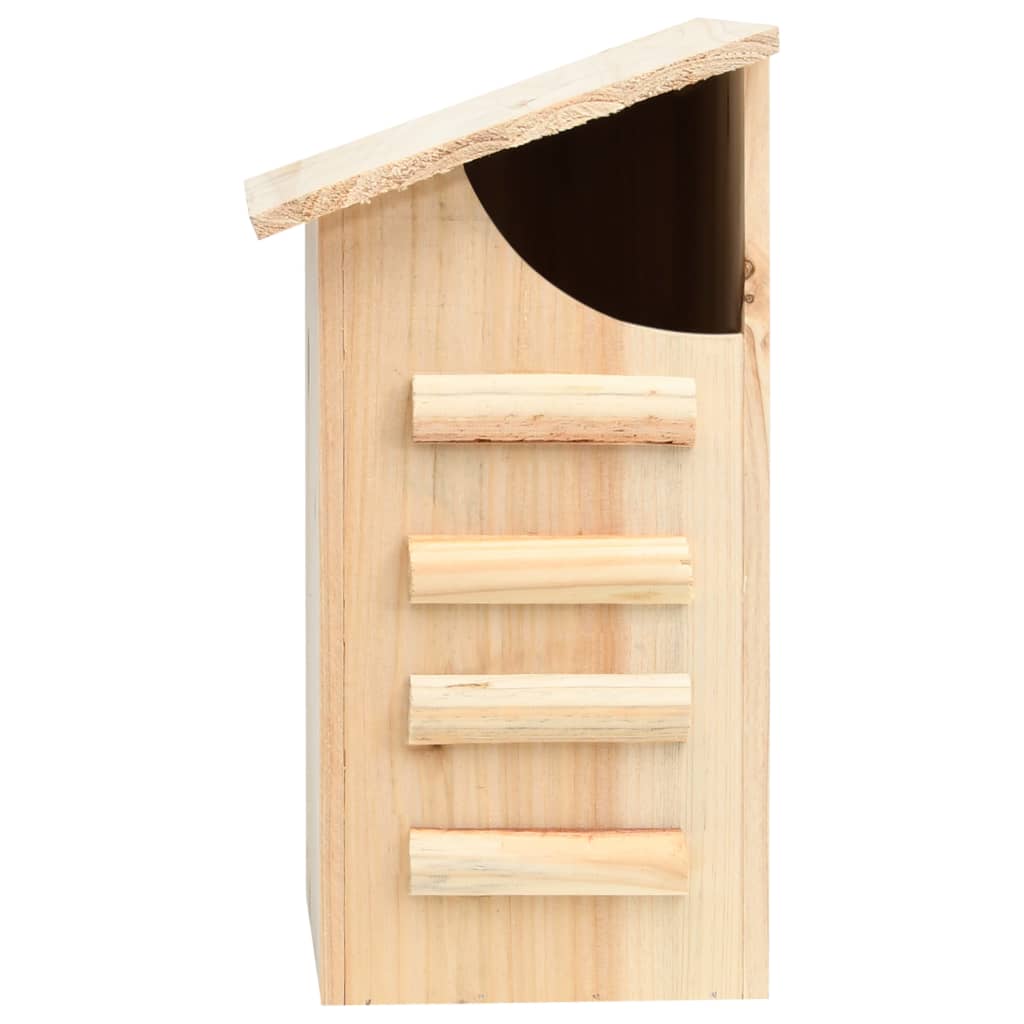 vidaXL Bat House Solid Firwood 11.8"x7.9"x15"