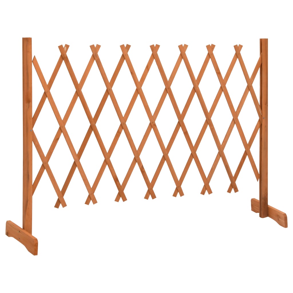 

vidaXL Tuinlatwerk 150x80 cm massief vurenhout oranje