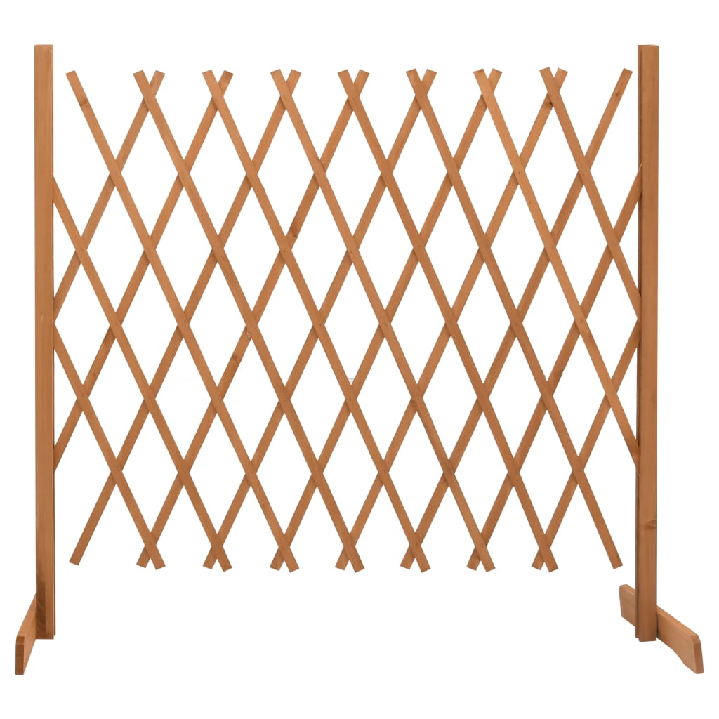 vidaXL Garden Trellis Fence Orange 180×100 cm Solid Firwood