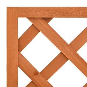 Zahradní truhlík s treláží oranžový 50x25x90 cm masivní jedle - obrázek 5