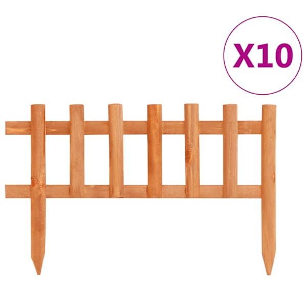 vidaXL murupiirded 10 tk nulupuit 4,4 m