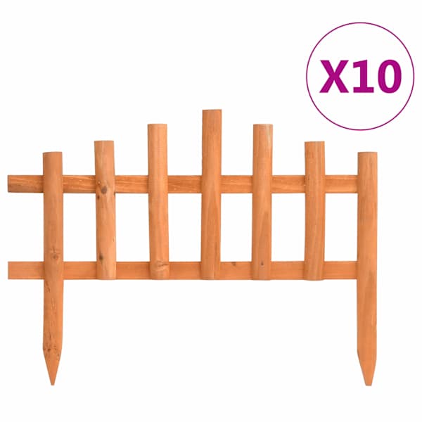 vidaXL murupiirded 10 tk nulupuit 4,4 m