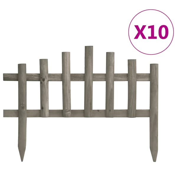 vidaXL murupiirded 10 tk nulupuit 4,4 m