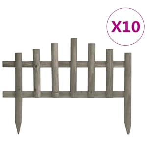 Obroba za travo 10 kosov les jelke 4,4 m