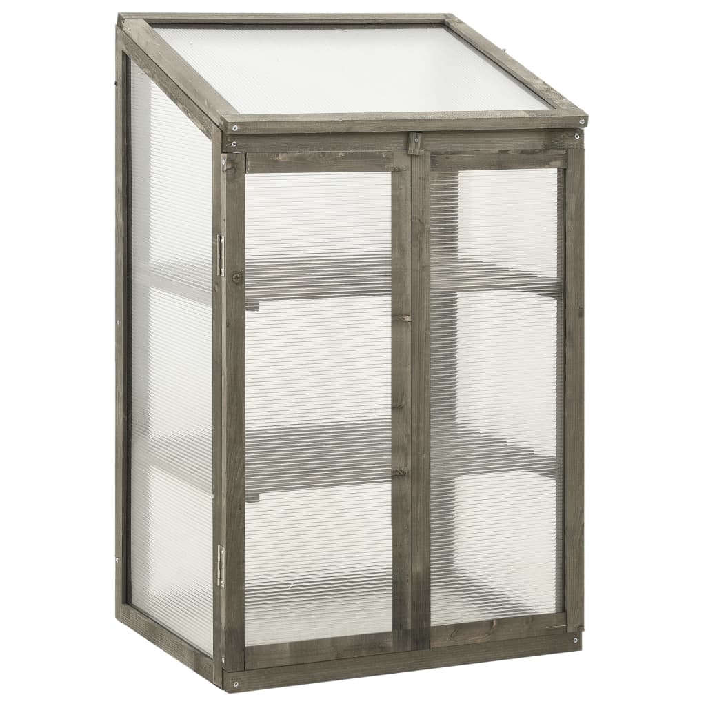 Photos - Greenhouses VidaXL Greenhouse 23.6"x17.7"x39.4" Firwood 