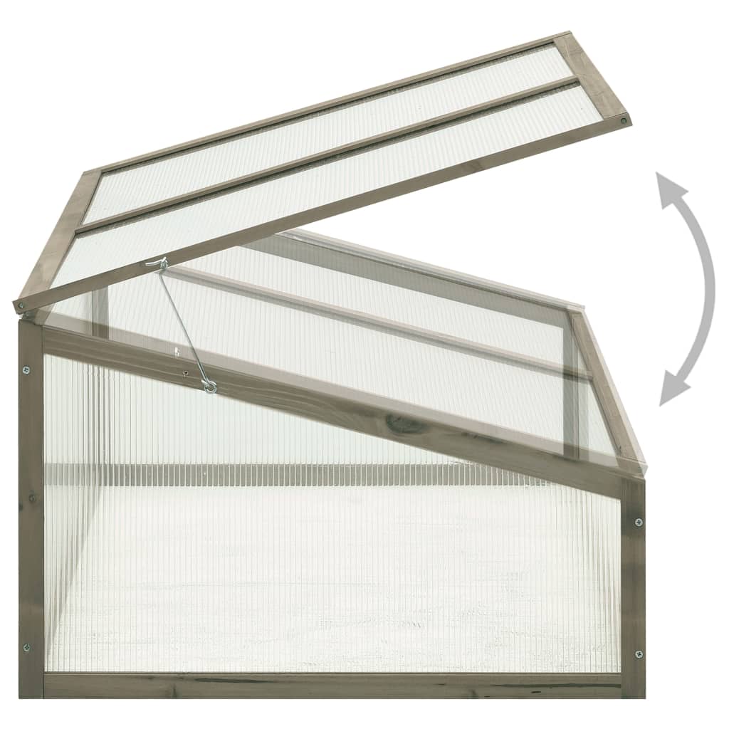 vidaXL Greenhouse 39.4x25.6"x15.7" Firwood"