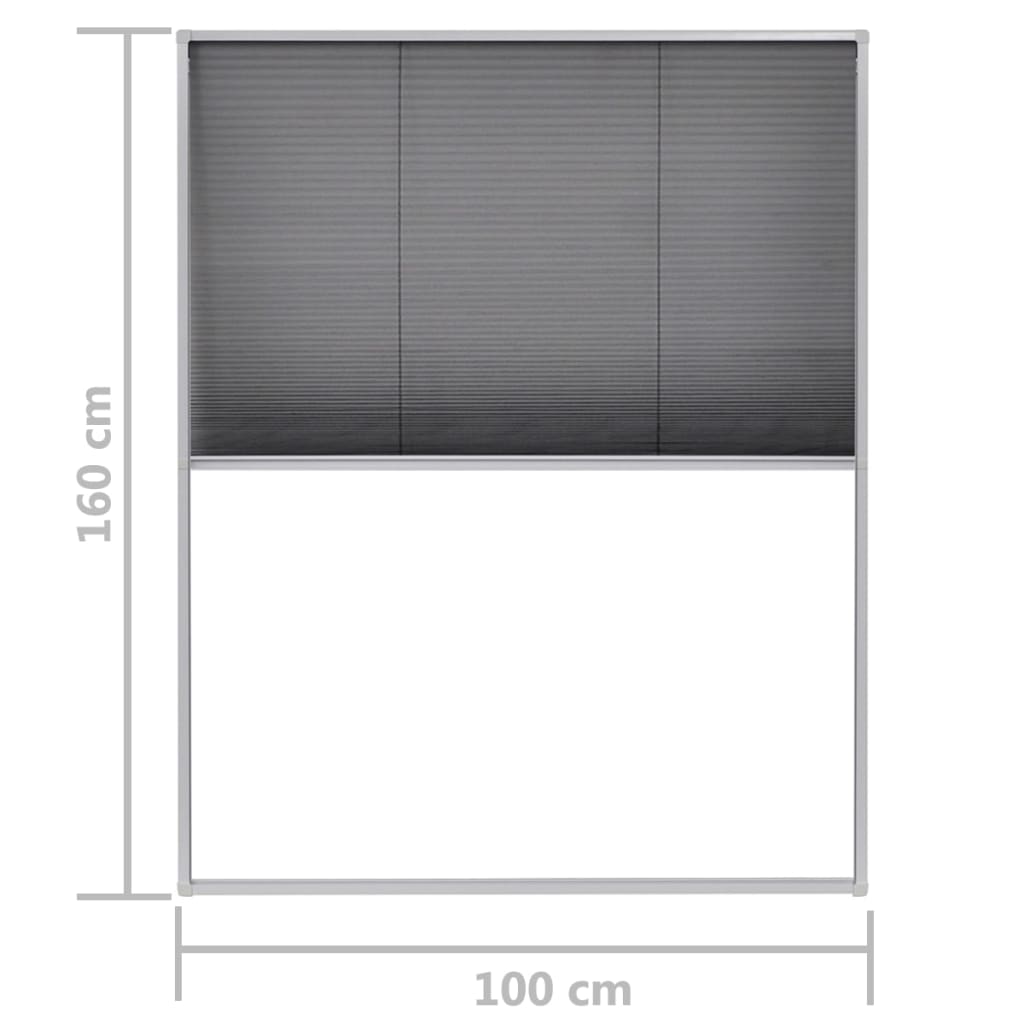 Pliszé ablak szúnyogháló alumíniumból 100 x 160 cm 