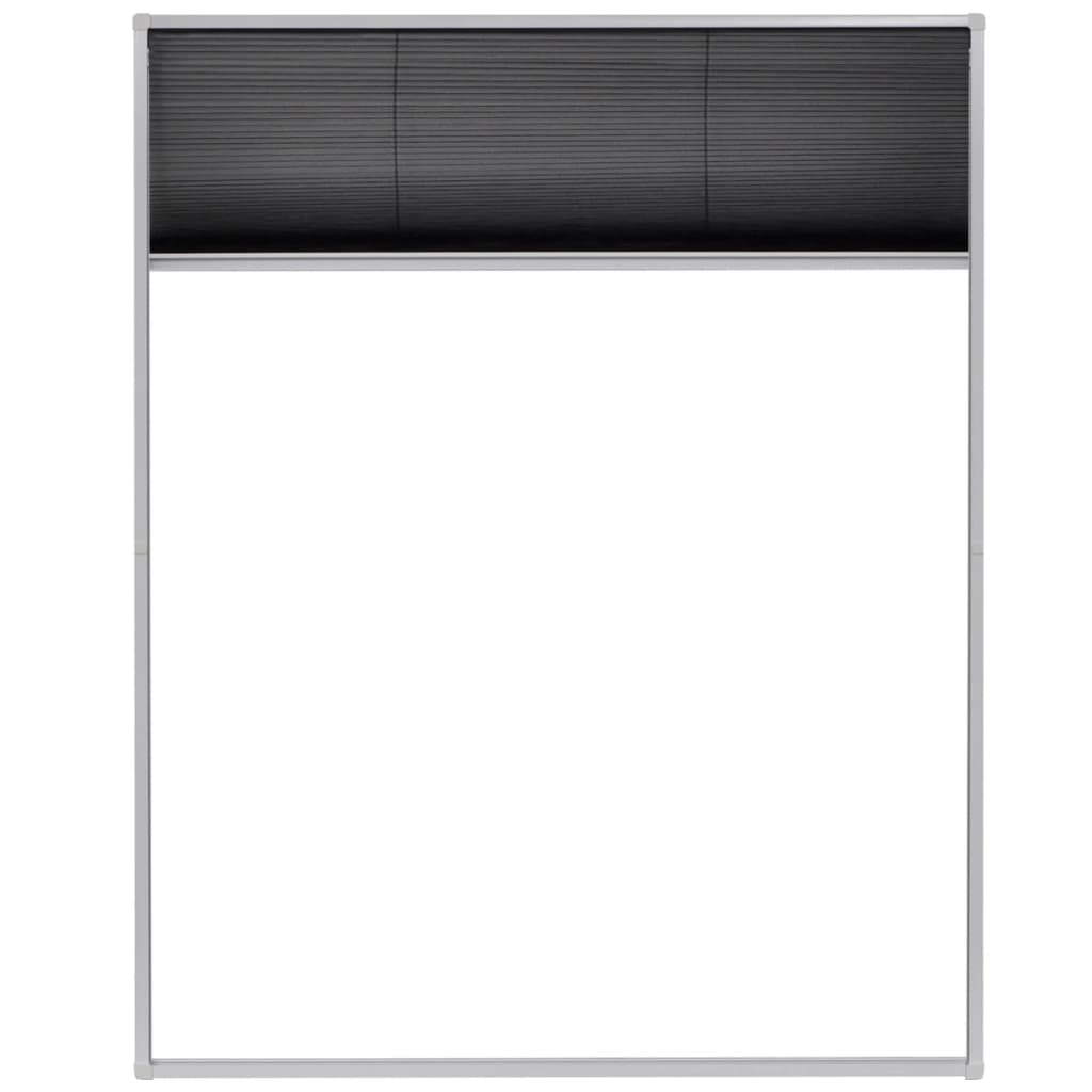 

vidaXL Raamhor plissé 120x160 cm aluminium