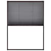 vidaXL plisseeritud putukav&otilde;rk aknale, alumiinium, pruun 60 x 80 cm