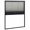 vidaXL plisseeritud putukav&otilde;rk aknale alumiinium antratsiit 60x80 cm