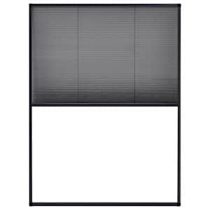 vidaXL plisseeritud putukav&otilde;rk aknale alumiinium antratsiit 60x80 cm