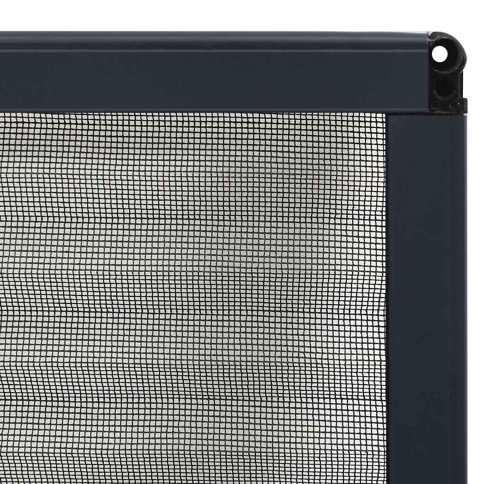 vidaXL Insektenschutz-Plissee für Fenster Alu Anthrazit 120x120 cm – Bild 5