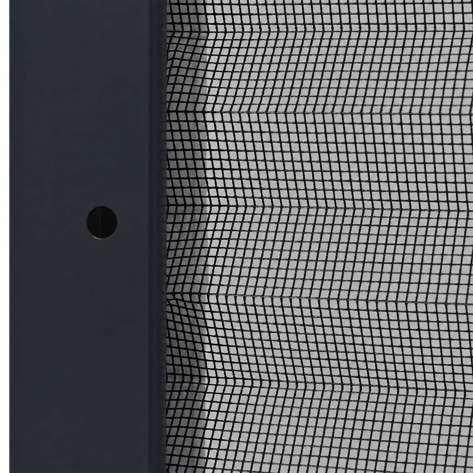vidaXL Insektenschutz-Plissee für Fenster Alu Anthrazit 120x120 cm – Bild 6