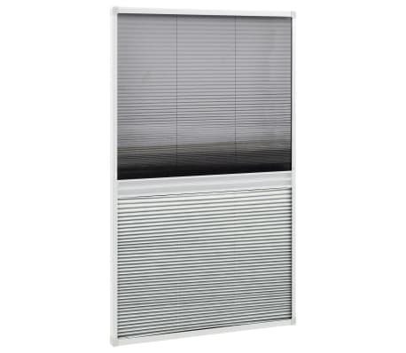 vidaXL Plisse Insect Screen for Windows Aluminium 60x160 cm with Shade