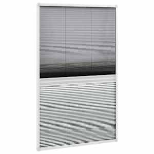 vidaXL Tinklelis nuo vabzdžių langams, 60x160cm, aliuminis, plisuotas