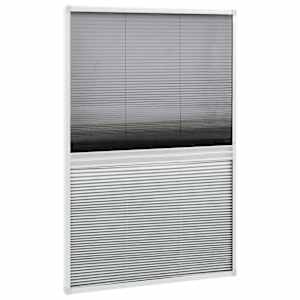 vidaXL Tinklelis nuo vabzdžių langams, 100x160cm, aliuminis, plisuotas