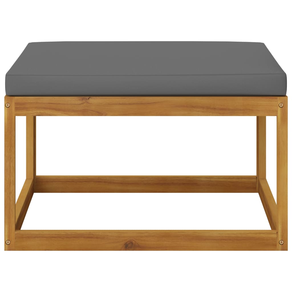 Vrtna sedežna garnitura z blazinami 4-delna trden akacijev les - slika 13