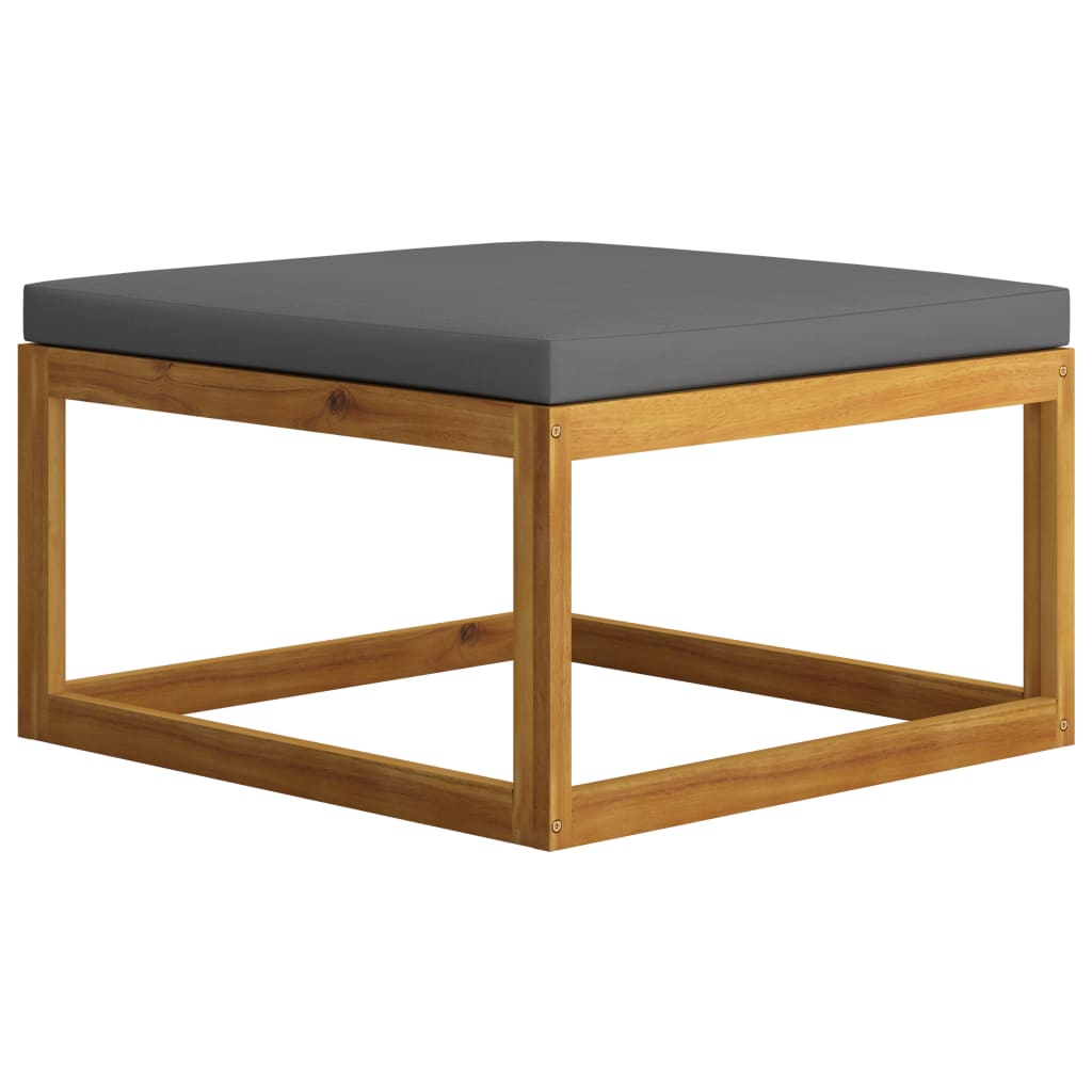 4-delige Loungeset met kussens massief acaciahout image 15