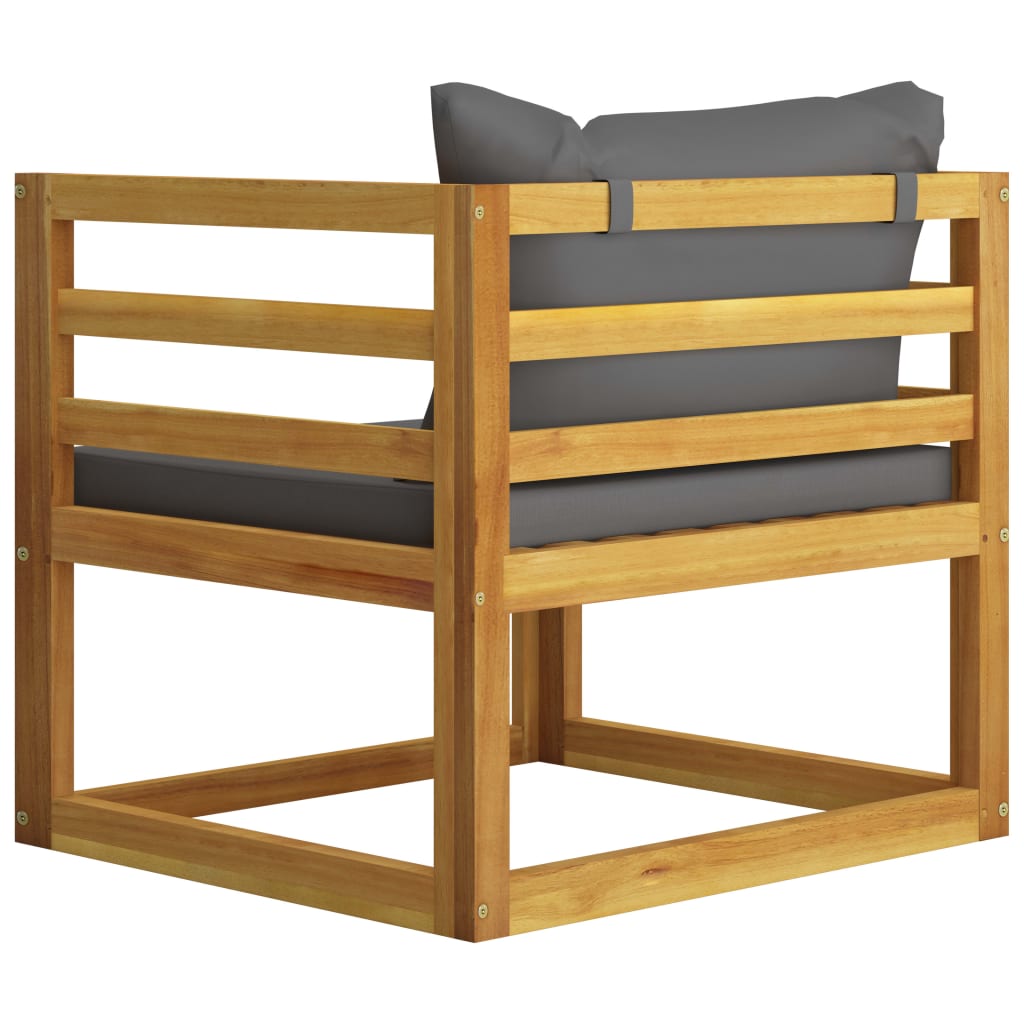 7-delige Loungeset met kussens massief acaciahout image 13