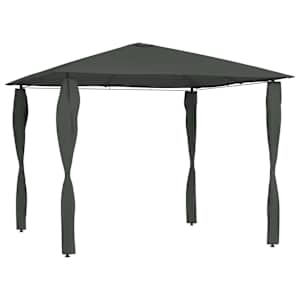 vidaXL lehtla postikatetega 3 x 3 x 2,6 m, antratsiithall 160 g/m&sup2;