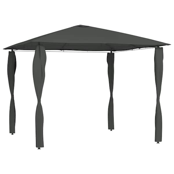 vidaXL lehtla postikatetega 3 x 3 x 2,6 m, antratsiithall 160 g/m&sup2;