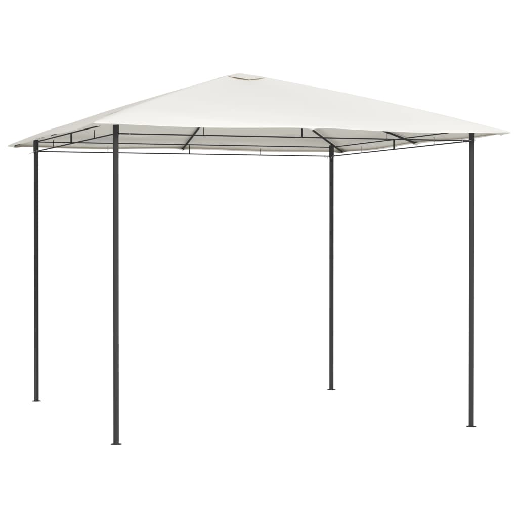 vidaXL Pavillon 3x3x2,6 m Creme 160 g/m²