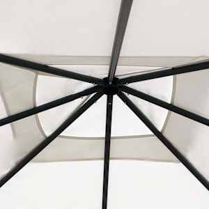 Altán 3 x 3 x 2,6 m krémový 160 g/m² - obrázek 3