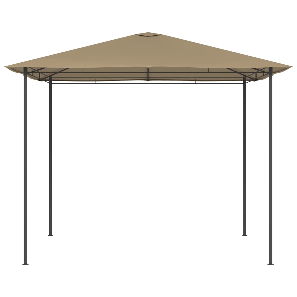 vidaXL Prieel 160 g/m² 3x3x2,6 m taupe afbeelding