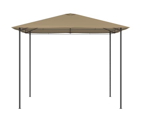 vidaXL Belv&eacute;d&egrave;re 3x3x2,6 m Taupe 160 g/m&sup2;