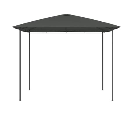 vidaXL Prieel 160 g/m&sup2; 3x3x2,6 m antracietkleurig