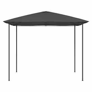 vidaXL Prieel 160 g/m&sup2; 3x3x2,6 m antracietkleurig